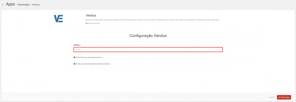 Lojas Online CTT - Inserir key Vendus